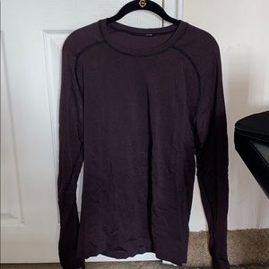 Purple lululemon long sleeve tee - size small